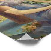 Victoriaans Lady Portrait Art Poster (Hoek)