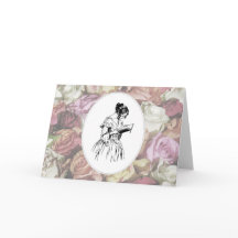 Victoriaans Lady Reading