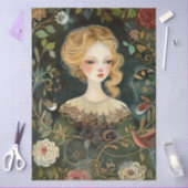  Victoriaans Lady Whimsical Wildflowers Tissuepapier (Craft)