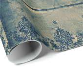  Victoriaans lebif-achtermarkeringsrand Cadeaupapier (Rol Hoek)