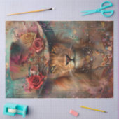 Victoriaans leeuw tissuepapier (Craft)