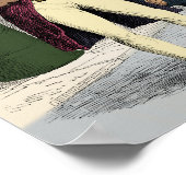 Victoriaans leeuwenrokerssigaar poster (Hoek)