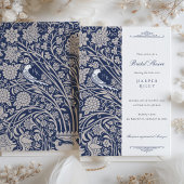 Victoriaans Liefde Vogel Bruids Douche Invitation Kaart