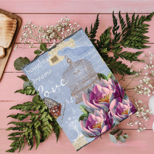 Victoriaans liefdesdenken Dreams Butterfly Bird Ca Briefkaart