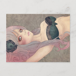 Victoriaans lingerie-Briefkaart Briefkaart