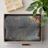 Victoriaans Lion Butterflies Steampunk Decoupage Tissuepapier (Geschenk)