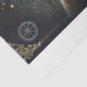 Victoriaans Lion Butterflies Steampunk Decoupage Tissuepapier (Detail)