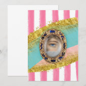 Victoriaans Lover's Oogst, originele kunst, uitnod Kaart (Voorkant / Achterkant)