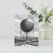  Victoriaans luchtschip Briefkaart (Staand voorkant)