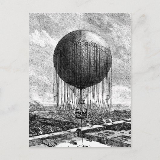  Victoriaans luchtschip Briefkaart (Voorkant)