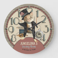 Victoriaans Mad Hatter Mouse Sewing Room