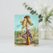 Victoriaans Man Briefkaart (Staand voorkant)