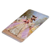 Victoriaans Masquerade Ball Premium Flexi Magnet Magneet (Linkerzijde)