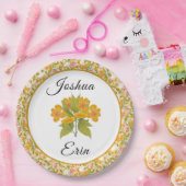 Victoriaans Meadow geel - papier bord (Feest)