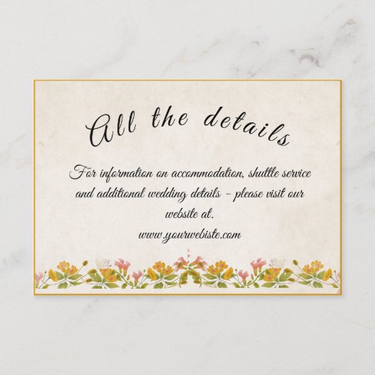 Victoriaans Meadow gele behuizing kaart (Voorkant)