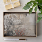 Victoriaans Meisje Decoupage Kerstmis Tissuepapier (Geschenk)