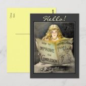  Victoriaans meisje peren zeep advert-Briefkaart Briefkaart (Voorkant / Achterkant)