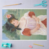  Victoriaans Meisje Print van het Schilderen Decou Tissuepapier (Craft)