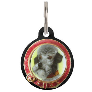 VICTORIAANS MINIATURE DOG PORTRAITS Airedale Terri Huisdierpenning