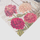 Victoriaans Mode collage Tissuepapier (Detail)