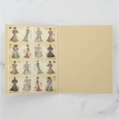 Victoriaans Mode Dames in de klas dress Kaart (Binnen)