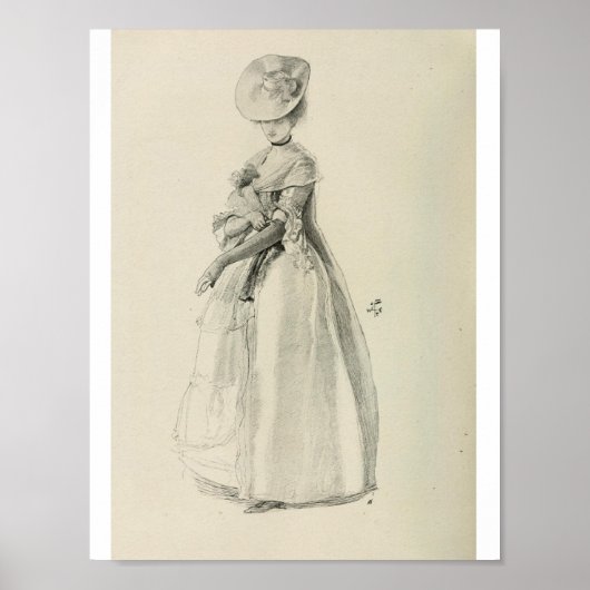 Victoriaans Mode Poster (Voorkant)