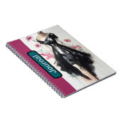Victoriaans mode schetsboek journaal notitieboek (Rechterzijde)
