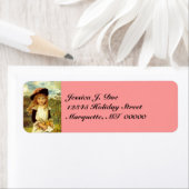 Victoriaans Modes Daffodil Retouradres Label (Insitu)