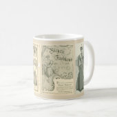 Victoriaans modes koffiemok (Voorkant rechts)