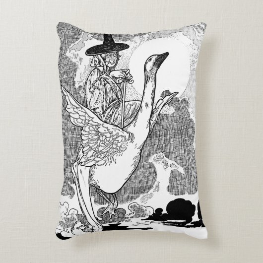  Victoriaans Moeder Goose door Charles Robinson Accent Kussen (Voorkant(Verticaal))