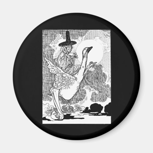 Victoriaans Moeder Goose door Charles Robinson Magneet (Voorkant)