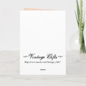 Victoriaans Moederdag Kaart (Achterkant)