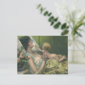 Victoriaans Moederdag, mama met Baby Briefkaart (Staand voorkant)
