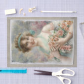 Victoriaans molenroze achtergrondse roze roze roze tissuepapier (Craft)