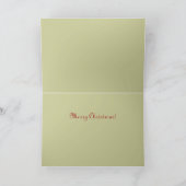 Victoriaans Monkey Christmas Kaart (Binnen)