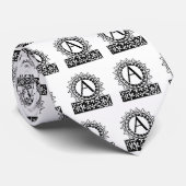  Victoriaans monogram letter A Stropdas (Opgerold)