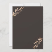 Victoriaans Moody Fine Art Floral Kaart (Achterkant)