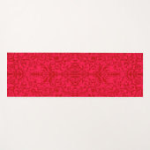 Victoriaans motief in rood yogamat (Voorkant (horizontaal))