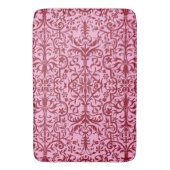 Victoriaans motief in roze badmat (Voorkant Verticaal)