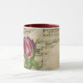  Victoriaans muziek Romance Tulps Mok (Midden)