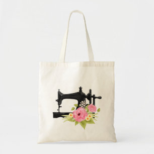 Victoriaans naaimachine Canvas tas