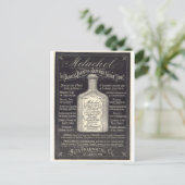 Victoriaans Nerve Tonic Briefkaart (Staand voorkant)