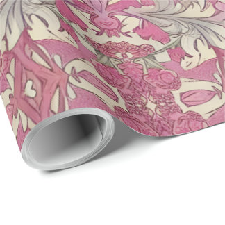 Victoriaans Nieuw geïnspireerd  Floral Patroon Cadeaupapier