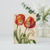Victoriaans ODD Flower Facets Easter Briefkaart (Staand voorkant)