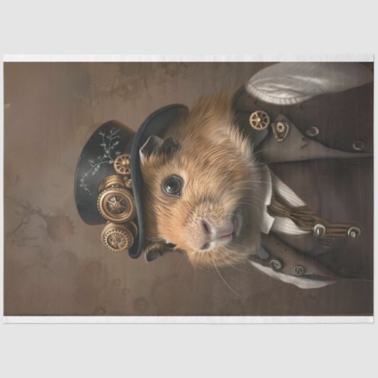 Victoriaans ontkoppeling van  cavia tissuepapier (Voorkant)