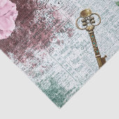 Victoriaans ontkoppeling van Floral Ephemera Tissuepapier (Detail)