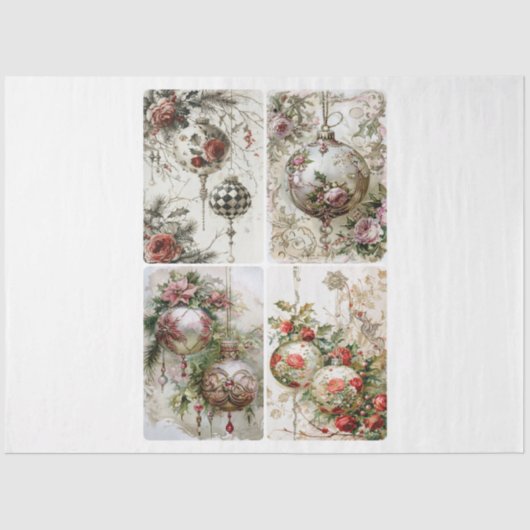 Victoriaans Ornamenten Tissuepapier (Voorkant)