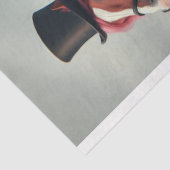 Victoriaans  Paardendecoupage Tissuepapier (Detail)