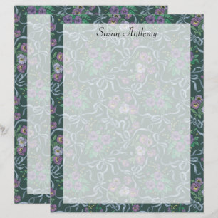 Victoriaans Paars Pansieblauw Koolstofpapier