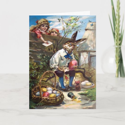  Victoriaans Paas Kaart (Voorkant)